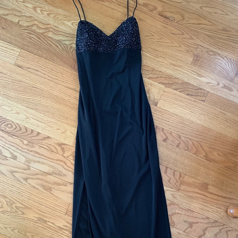 Super Cute black dress with spaghetti straps!